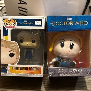 Funko Pop Doctor Who #686 Thirteenth Doctor & Super Bitz Plush